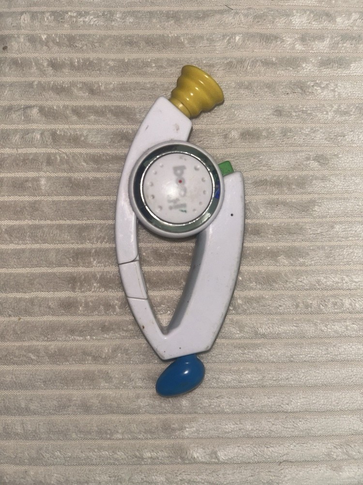 Bop It Handheld Electronic Talking Game White TESTED & WORKS b9