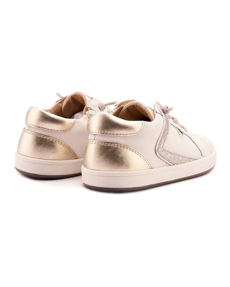 Old Soles Sash Runner Leather Sneaker White 27