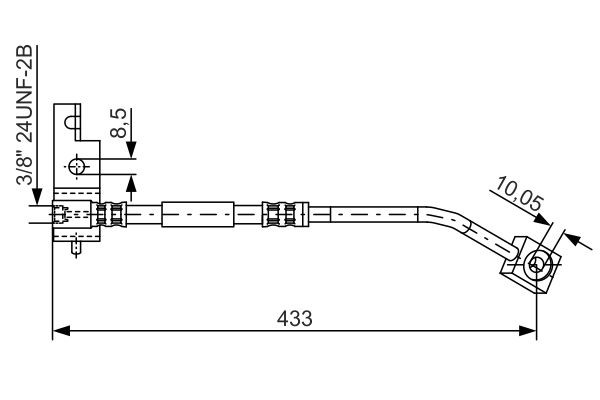 Brake Hose BOSCH 1987476103