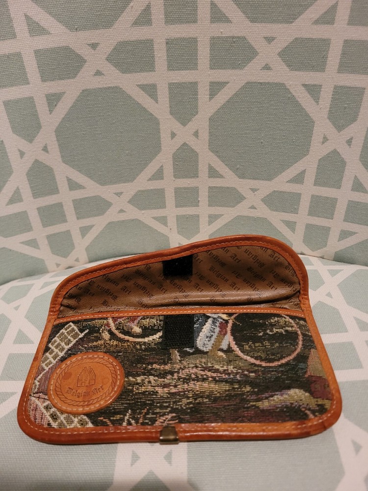 Belgian Art Eyeglass Sunglass Soft Case Preowned