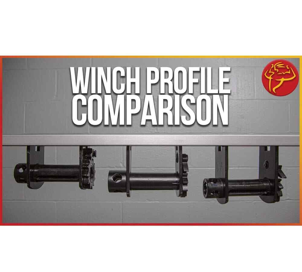 (4 Pack) Trailer Winch - Standard Sliding C Track