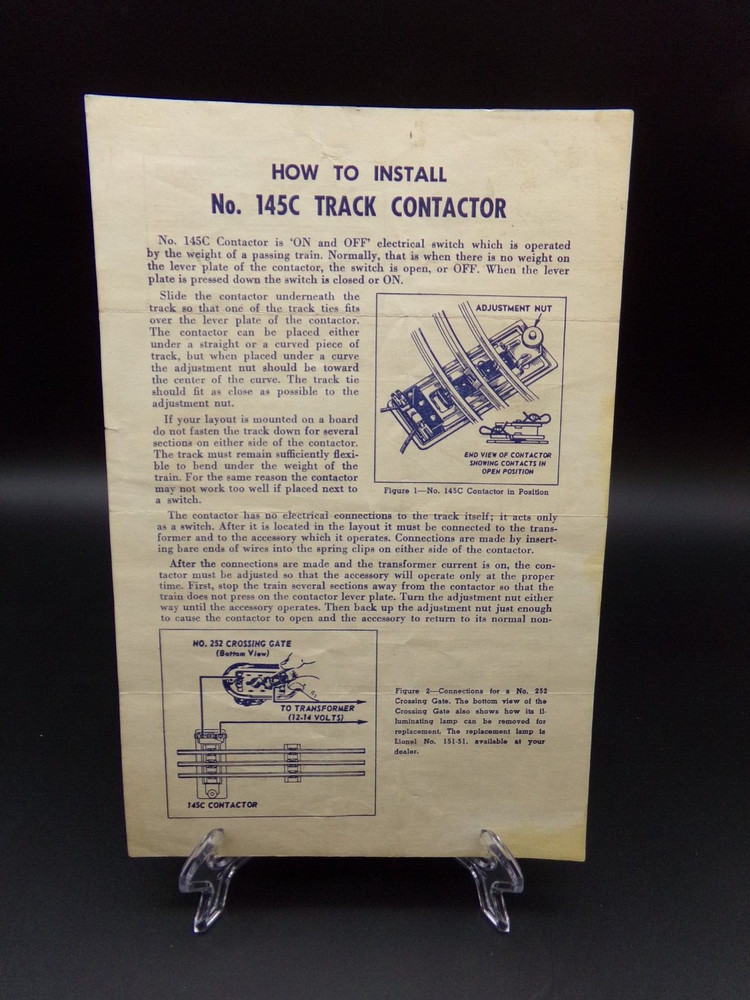 Assortment of Lionel Model Train Instruction Booklets