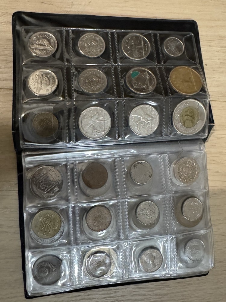 Foreign Coins Mixed Lot Book