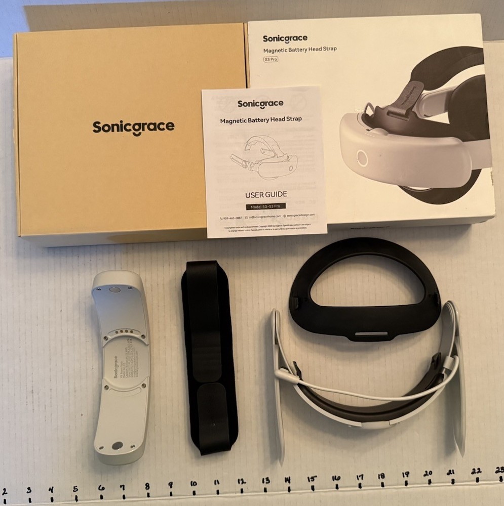 Sonicgrace Magnetic Battery Head Strap S3 Pro