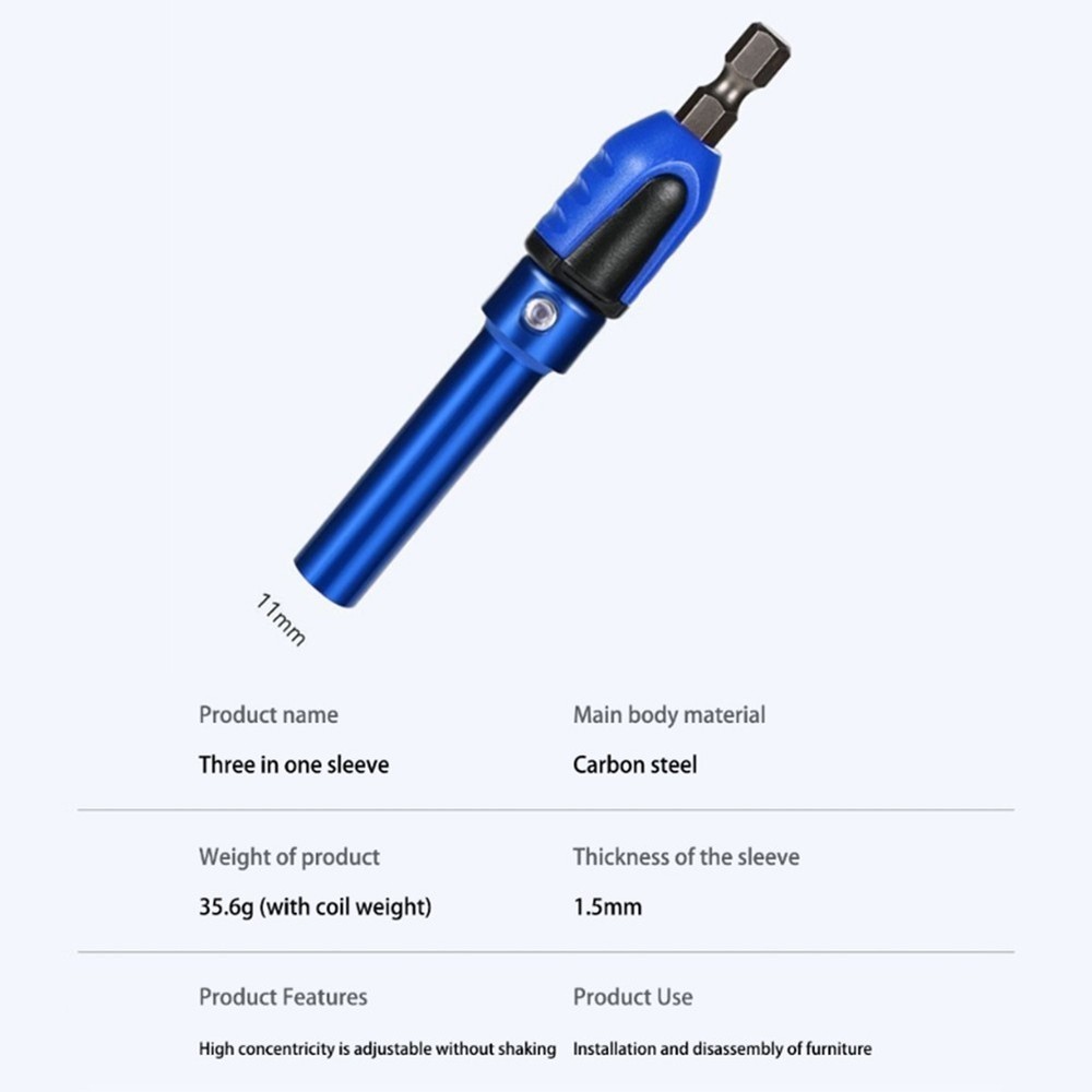 Multi Function Socket Quick Release Sleeve for Drilling and Tightening Tasks