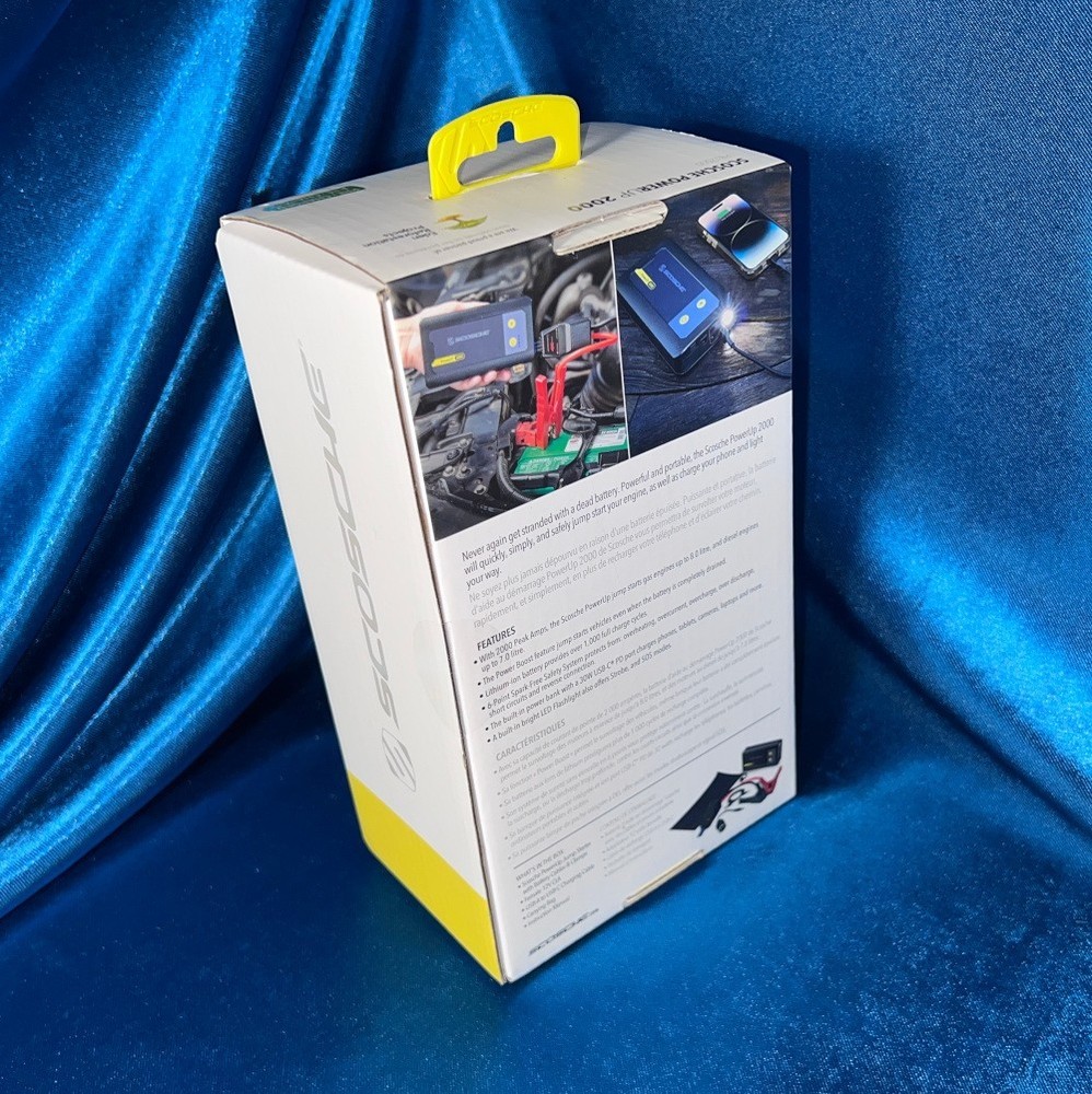 Scosche PowerUp 2000 Amp Emergency Jump Starter - PBJ2000