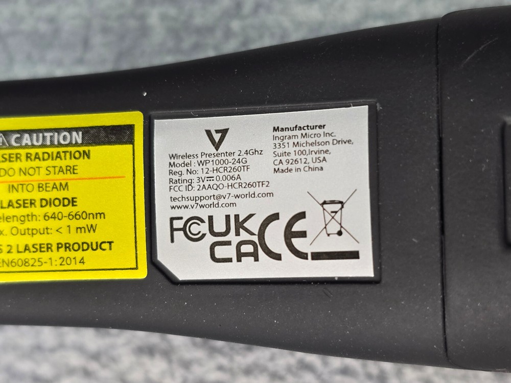 Ingram Micro Wireless Presenter 2.4Ghz WP1000-24G