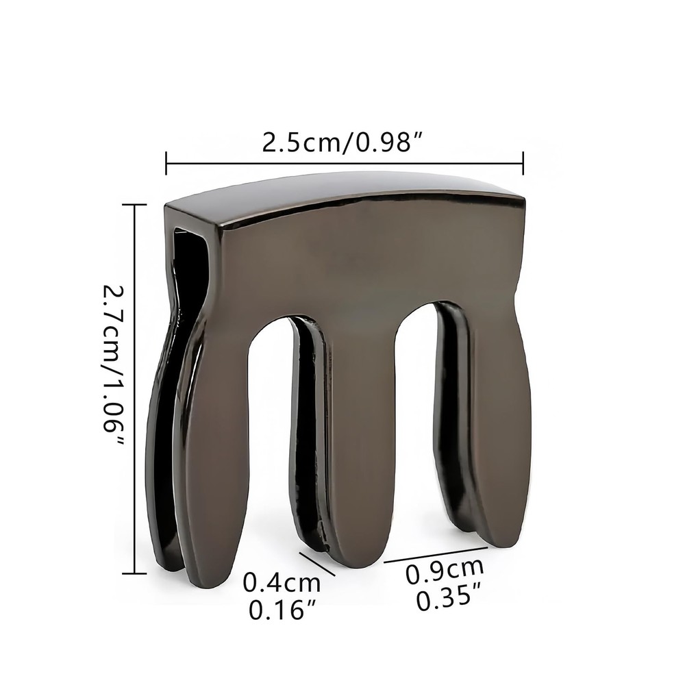 Violin Practice Mute Volume Reduction Clamp Control Metal Silencer Silver