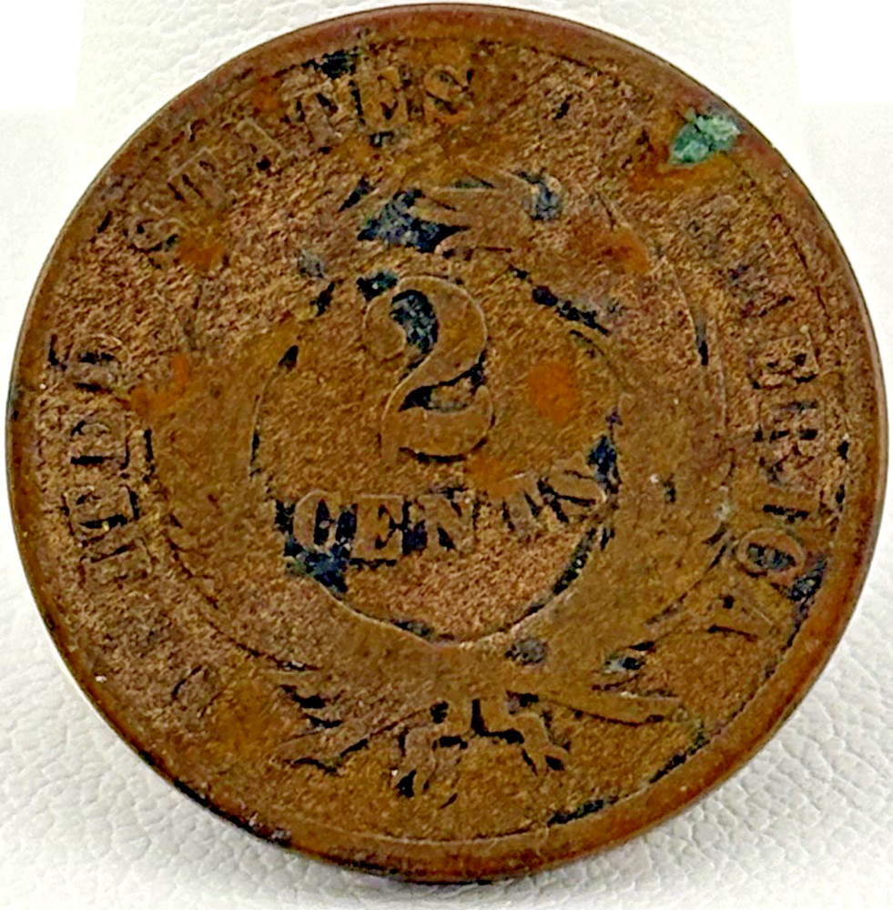 1868 2 Cent
