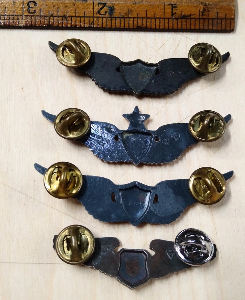 Four 1960's - 70's Army Wings