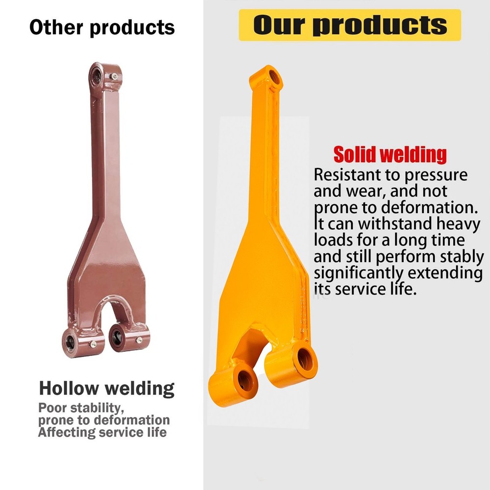 26" Universal Mini Excavator Arm Extension Kit for 0.8Tons-2tons Mini Excavator