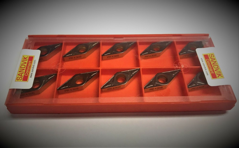 Sandvik 10pcs   VBMT 332-PR 4305   Carbide Inserts  VBMT 16 04 08-PR 4305