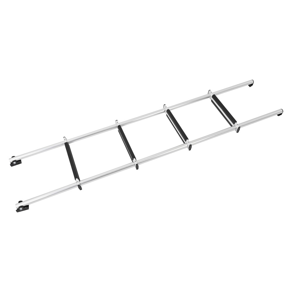 60" Bunk Ladder Aluminum Silver & Black For RV Camper Trailer or Home Garden