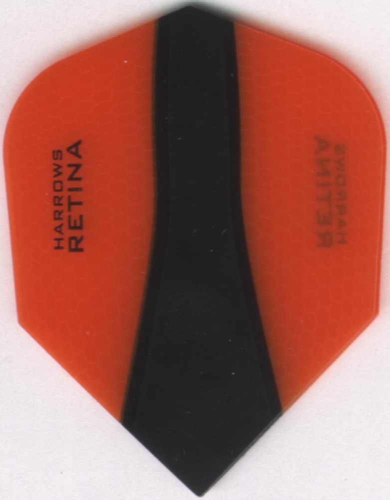 ORANGE RETINA-X Dart Flights: 3 per set
