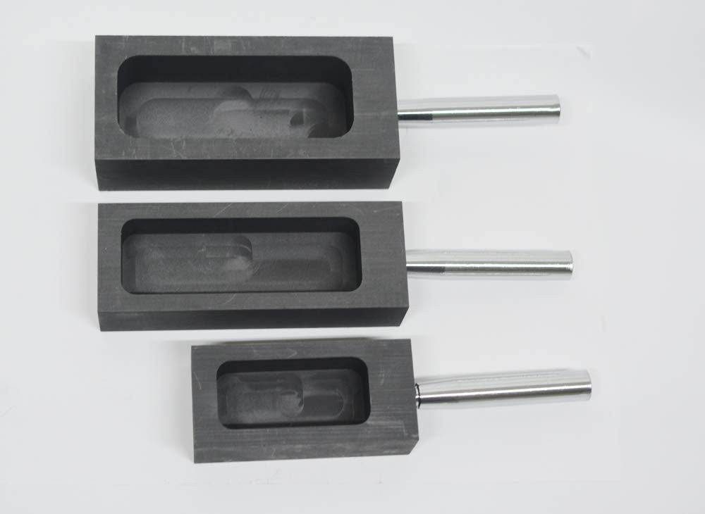 Gold Silver Graphite Ingot Mold Mould Crucible for Melting Casting Refining w...
