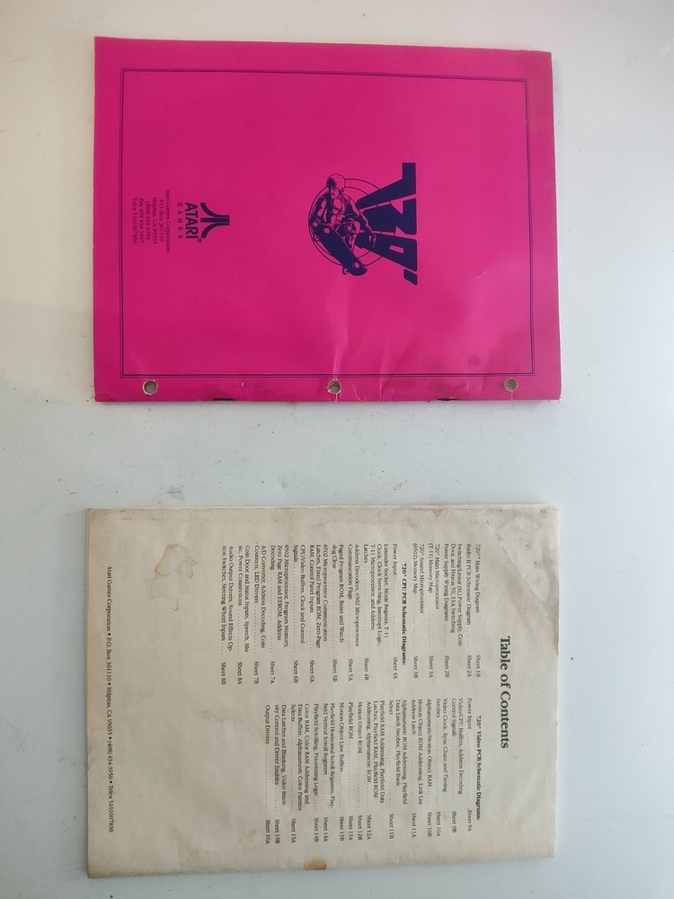 ATARI 720 manual with schematics