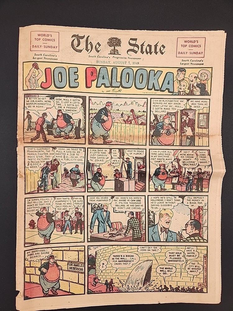 The State: SC Progressive Newspaper Comics. August 7, 1949
