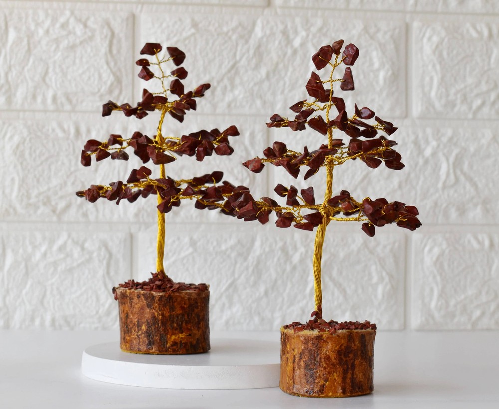 100 Chips Gemstone Tree | Red Jasper | Feng Shui Tree