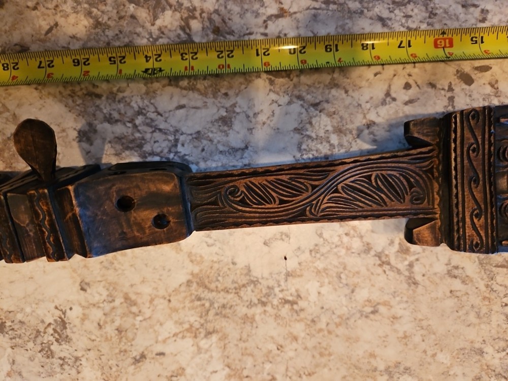 Hasapi Lute wood 2 string musical instrument