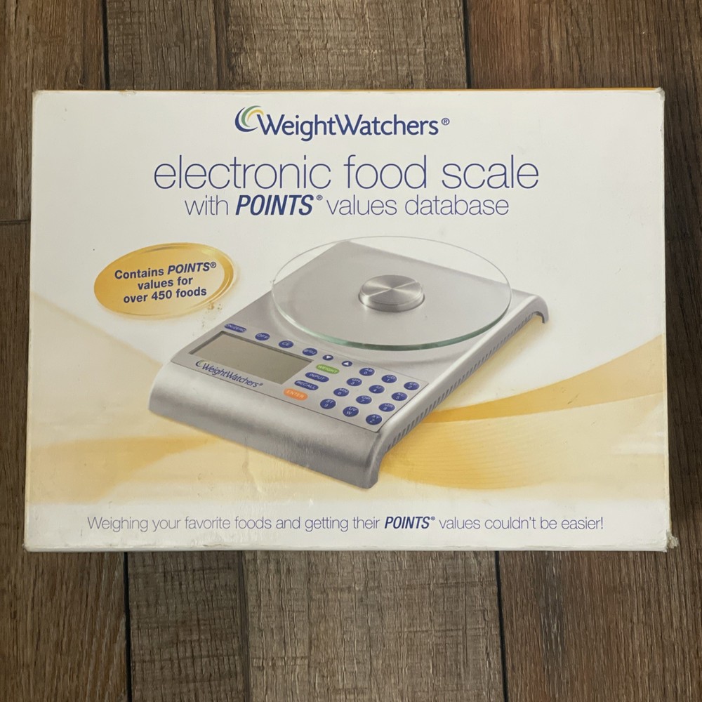 Weight Watchers Electronic Food Scale with Points Plus Values Database New