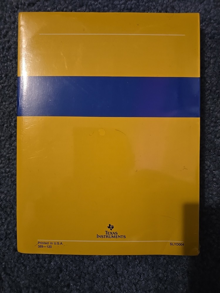 Texas Instruments Linear Circuits 1989 Data Book Volume 2 New In Plastic