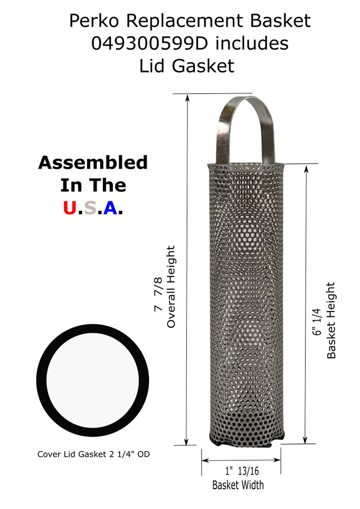 Perko sea strainer Basket 049300599D