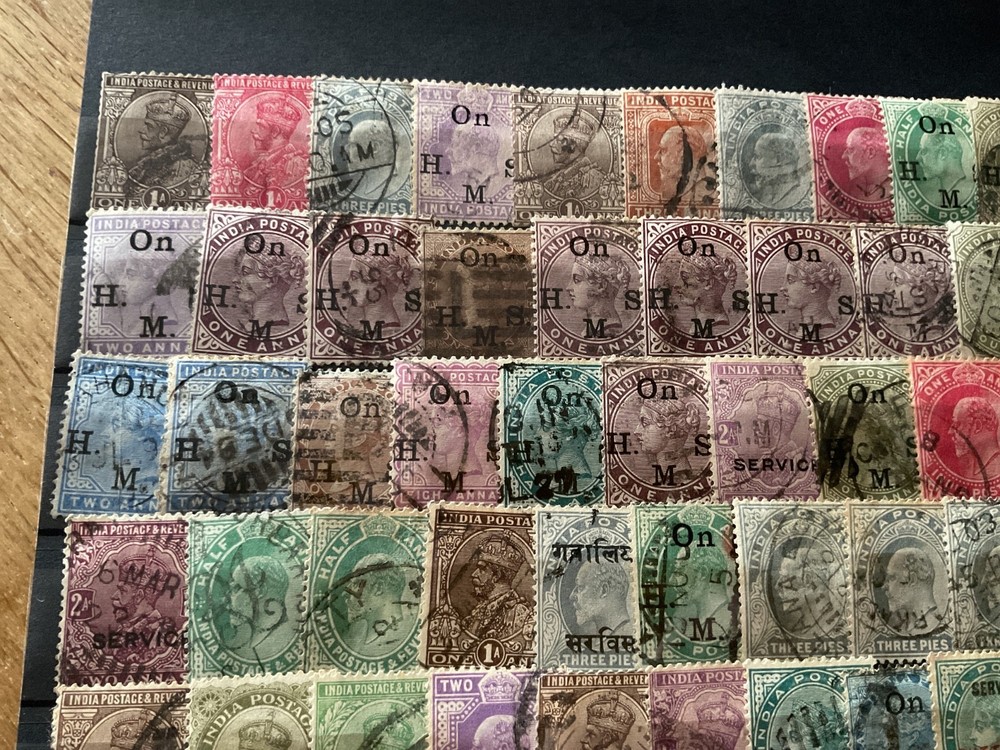 India mounted mint or used stamps B1819