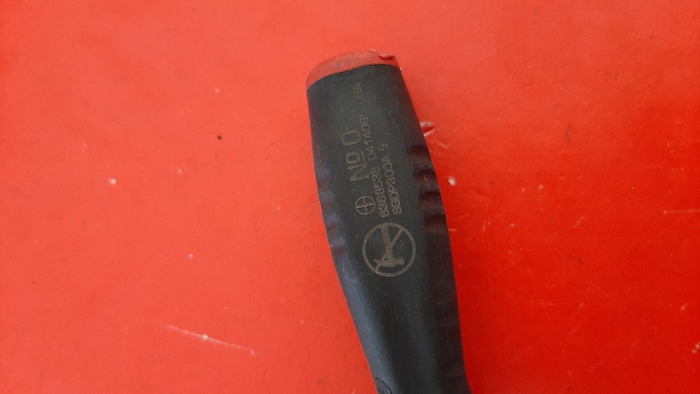 Snap-on Tools SGDP300A #0 Phillips Screwdriver Red Soft Grip Handle Engraved