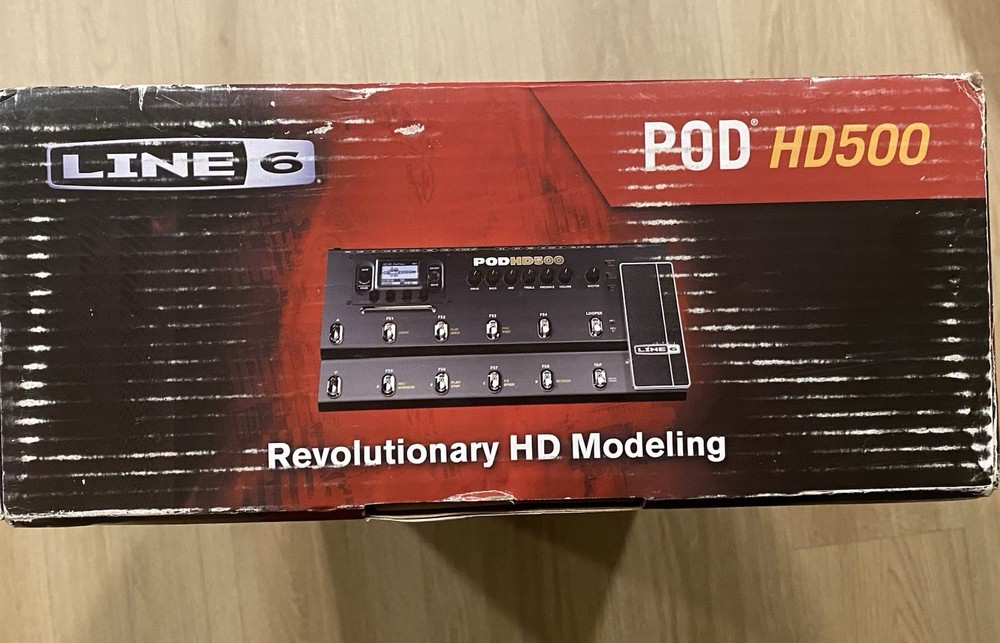Line 6 POD HD500 Guitar Multi-Effects Processor Amp Simulator Operation Tested