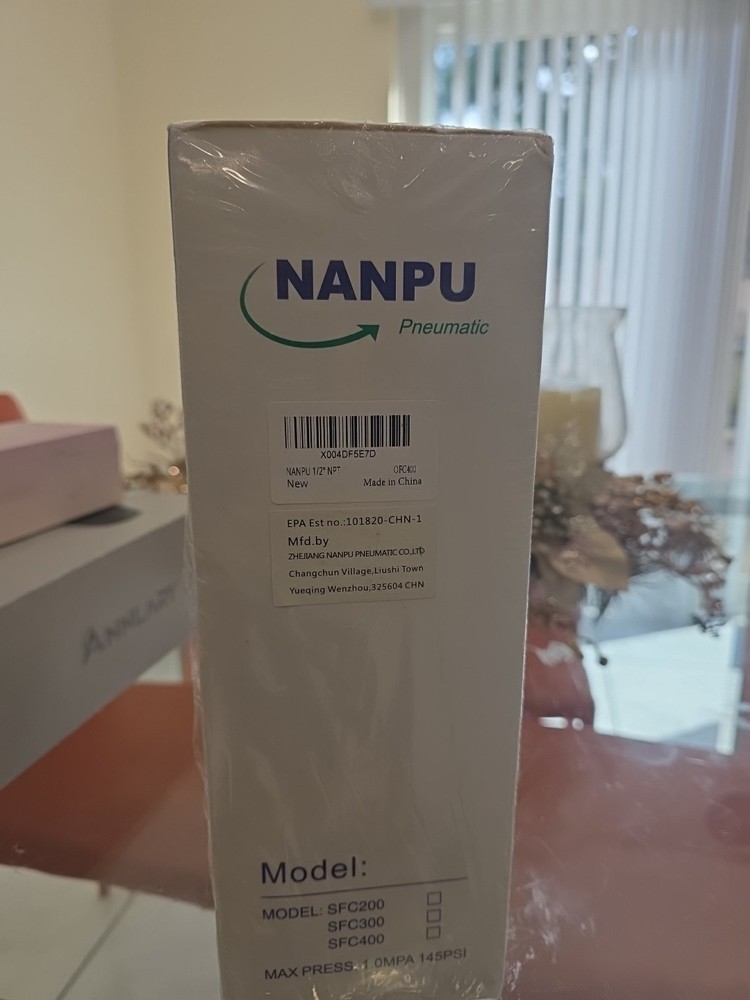NANPU 1/2” Compressed Air Filter Regulator