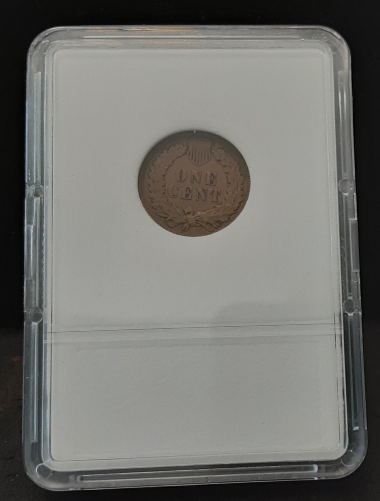 1908 INDIAN HEAD CENT - FINE - IN PLASTIC CASE - K246
