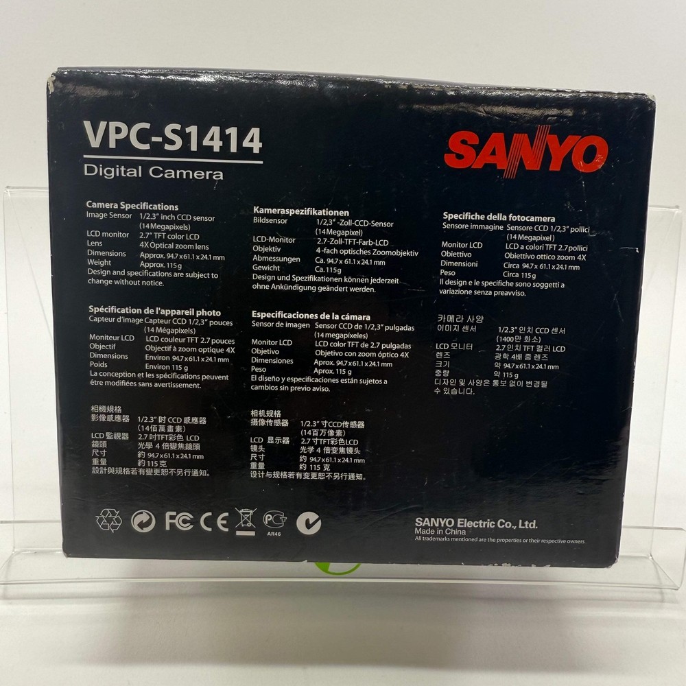Sanyo action Camera Broken/Parts Only
