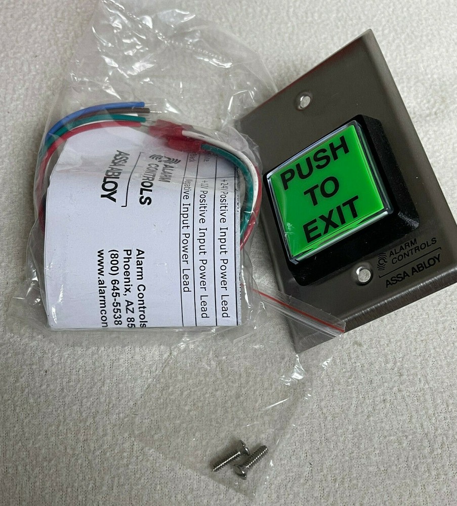 NEW Alarm Controls TS-2 Request to Exit Station SPDT 10A @ 35V DC Illuminated