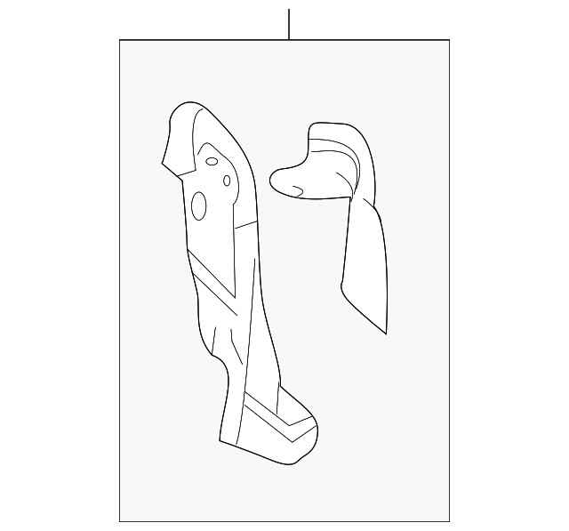 Genuine GM Tail Lamp Mounting Panel 92195889