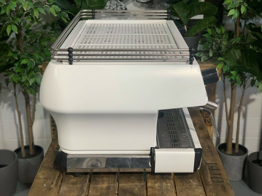 LA MARZOCCO FB80 3 GROUP MATTE WHITE SILVER ESPRESSO COFFEE MACHINE CUSTOM