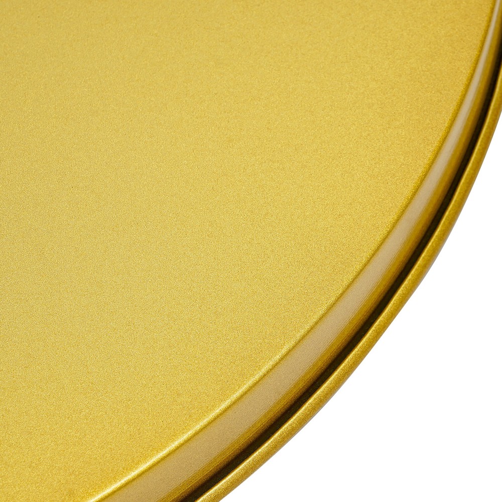 Gold Rotatable Round Garment Rack Floor-Standing Display Clothes Shelf Adjust