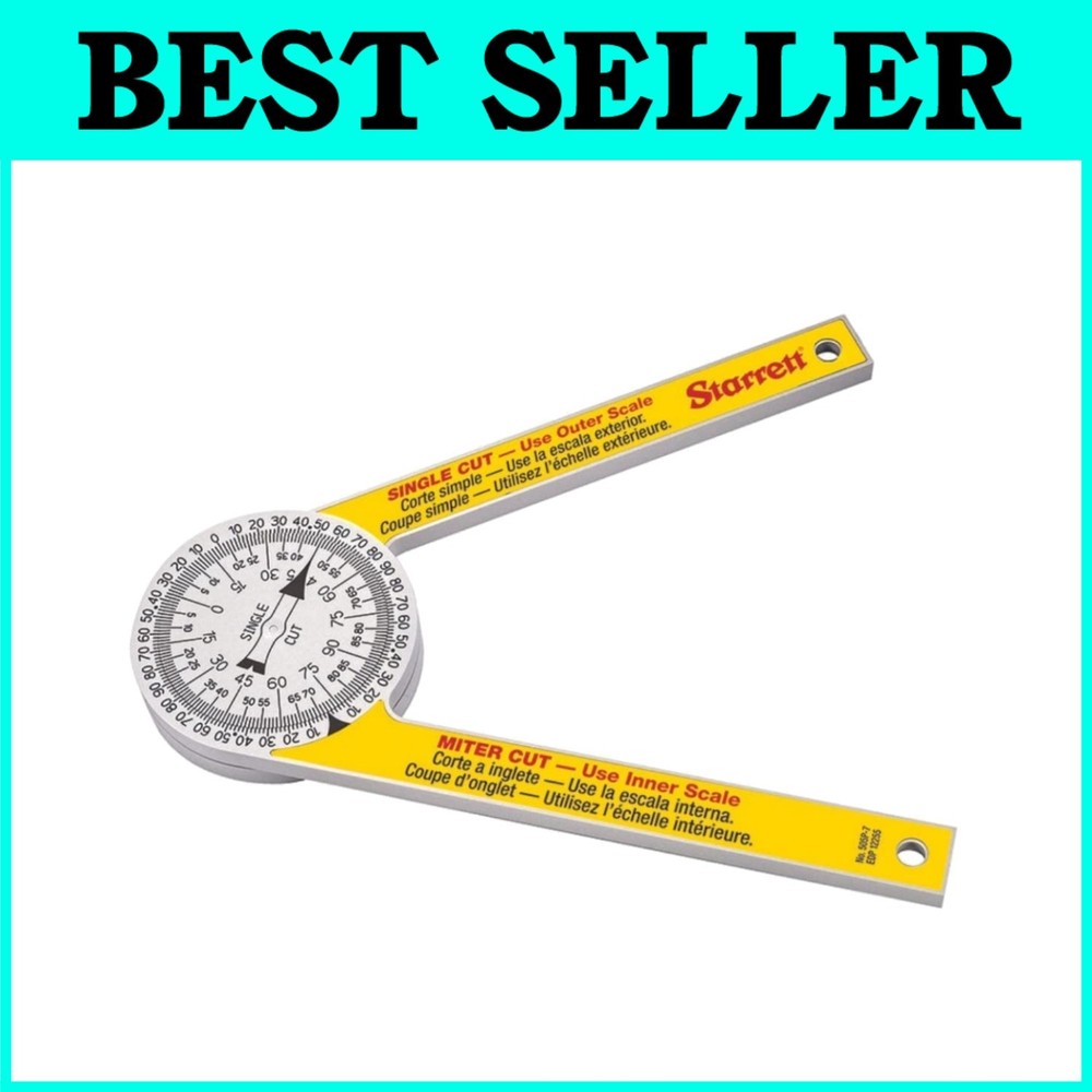 Precision Miter Protractor for Carpenters - Laser Engraved