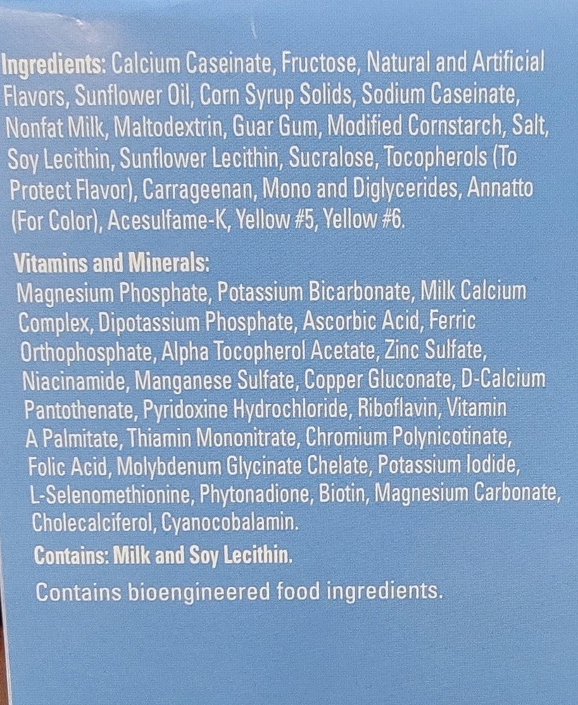 DPTG ASPARTAME FREE Vanilla Pudding-Shake