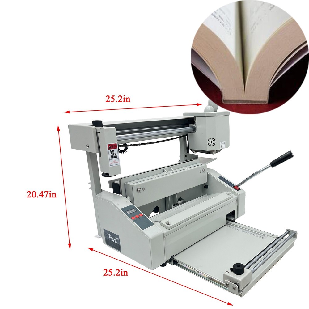 A4 Manual Hot Glue Book Binder 110V With Indenting Function 180 books/hour