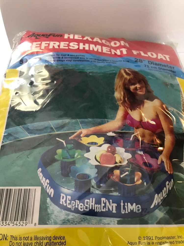Vintage Aqua Fun Refreshment Float #54529