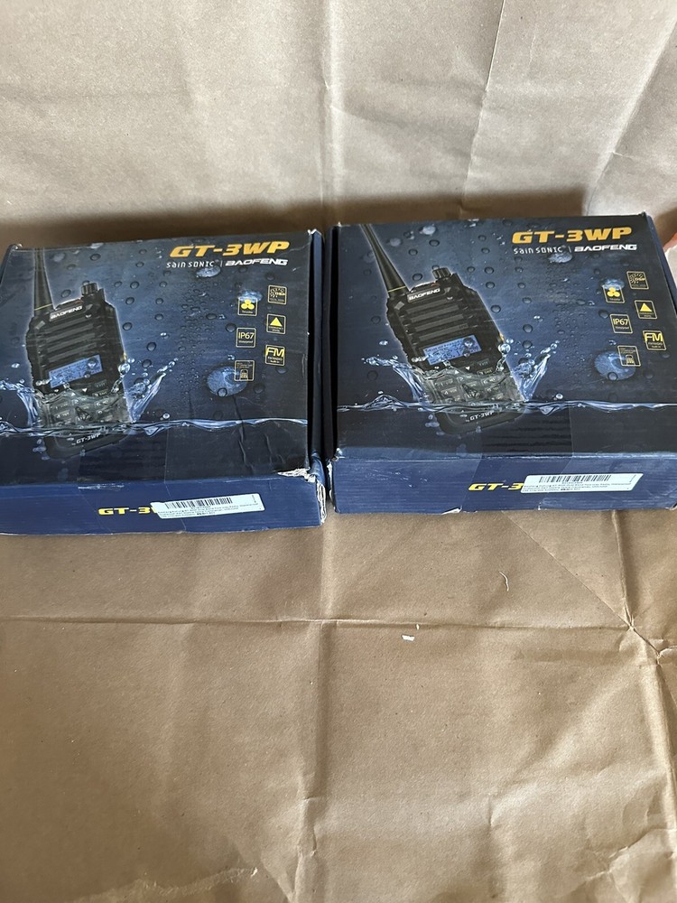 Baofeng GT-3WP Accessories. New Without Packaging. May Have Light Scuffing.