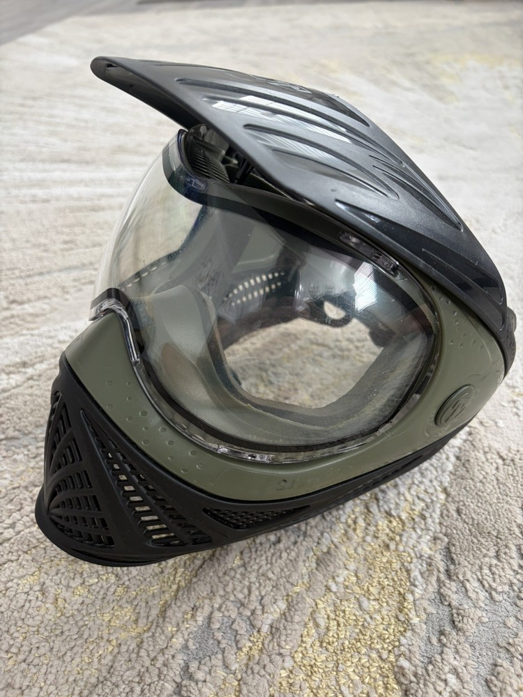 Tippmann Paintball Mask Black W/ Visor And Adjustable Strap