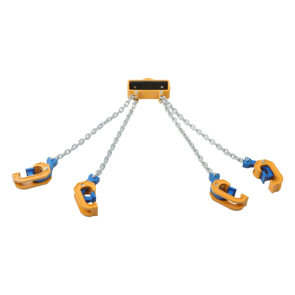 Chain Drum Lifter 4400lbs / 2Ton Loading Capacity for 55 Gallon 4 Hooks & Chains