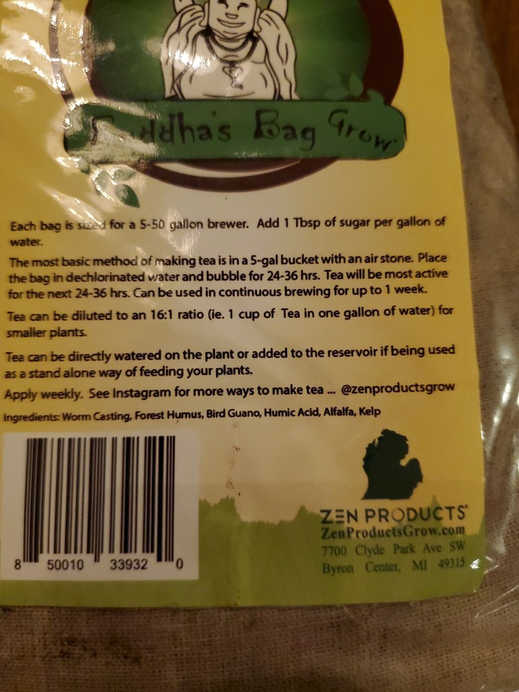 Zen Products Buddha's Bag Grow - Compost Tea