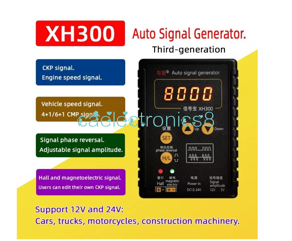 Vehicle Auto Signal Generator Hall Sensor Crankshaft Position Sensor Simulator