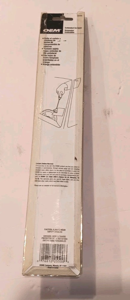 OEM Tools Extended Scraper Model 25500 - New, Unopened