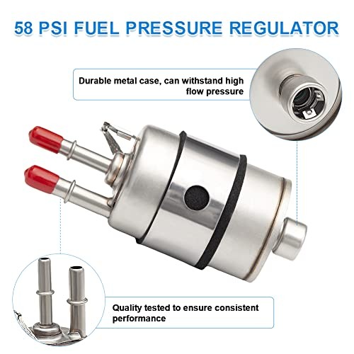 Replacement For GSL392 Inline Fuel Pump & Fuel Filter Pressure Regulator 58