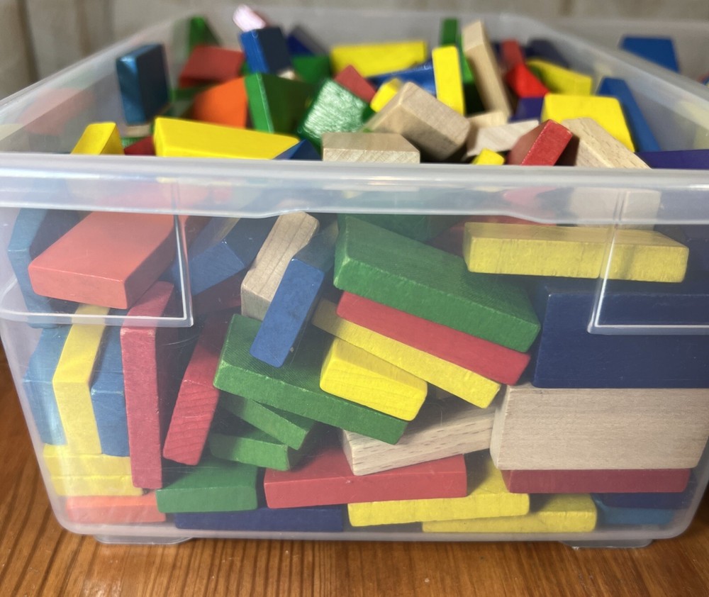 630 Pc Tumble Down Domino Set. Barely Used.