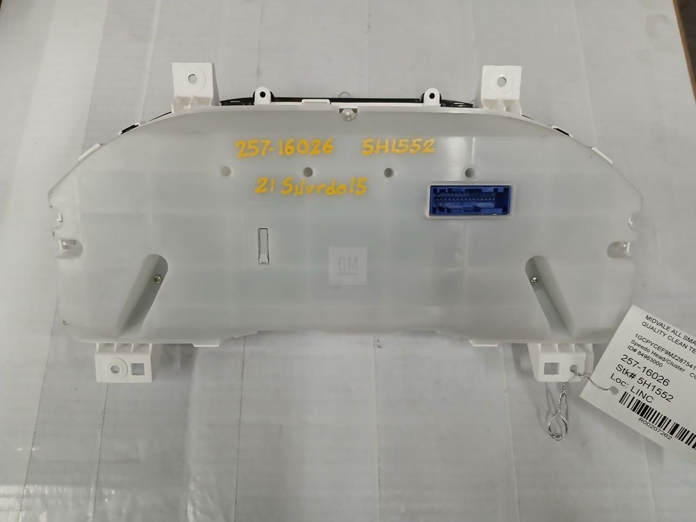 SILVRDO15 2021 Speedometer 207262
