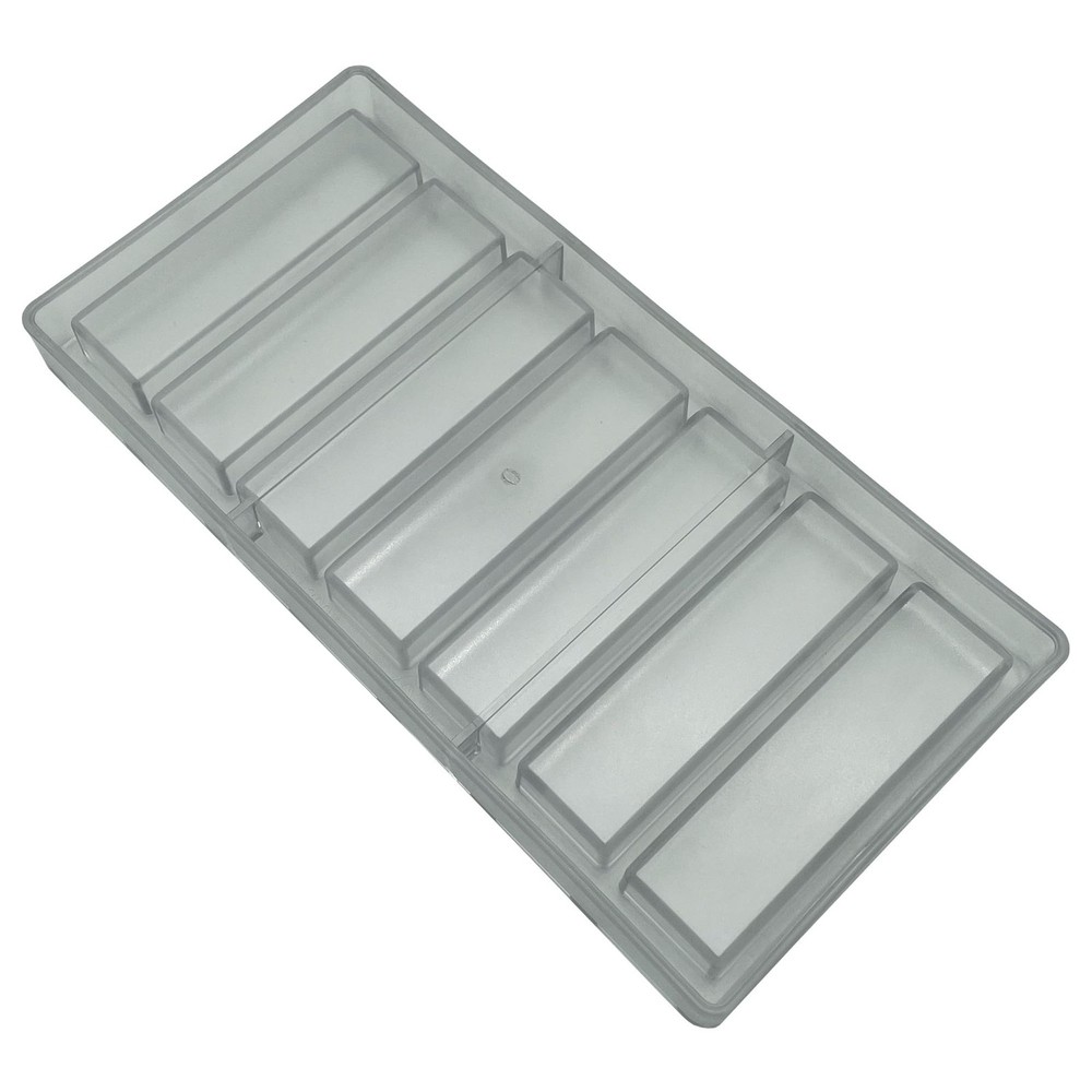 Goldbaking 7 Cavity Chocolate Bar Mold Polycarbonate